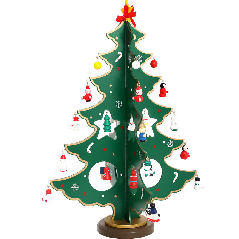 Christmas Decorations Creative Christmas Tree Desktop Decoration Decorations Wood Christmas Tree - 𝓢𝓱𝓸𝓹𝓵𝓮𝓬𝔂