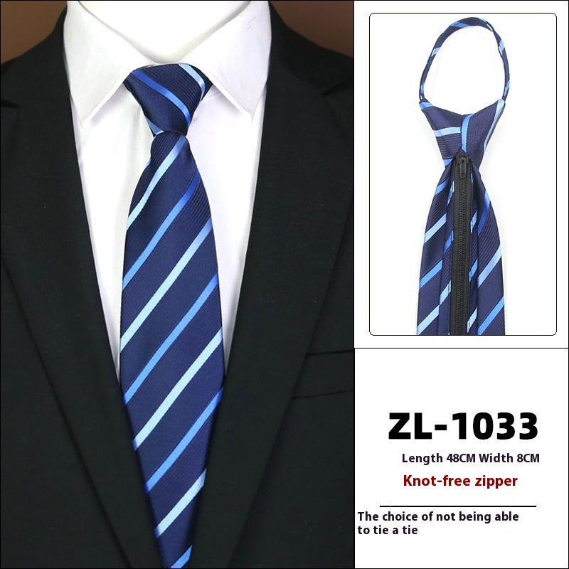 Men's Formal Wear Business Zipper Tie-free - 𝓢𝓱𝓸𝓹𝓵𝓮𝓬𝔂