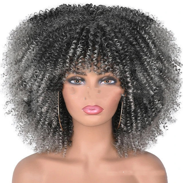 Small Curly Hair Rose Mesh Synthetic Headgear - 𝓢𝓱𝓸𝓹𝓵𝓮𝓬𝔂
