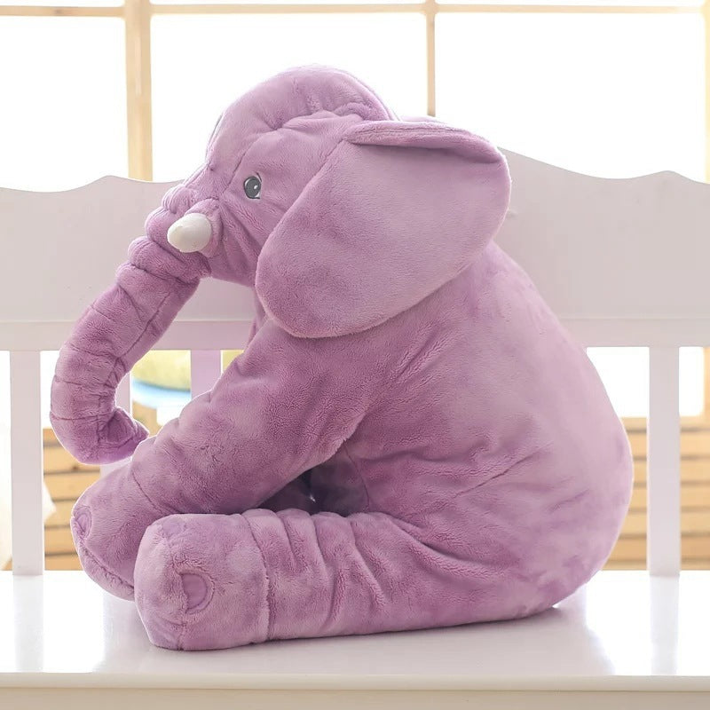 Soft Comfort Elephant Plush Toy  Accompany Sleeping Baby Sleep Child Pillow Leather Shell - 𝓢𝓱𝓸𝓹𝓵𝓮𝓬𝔂
