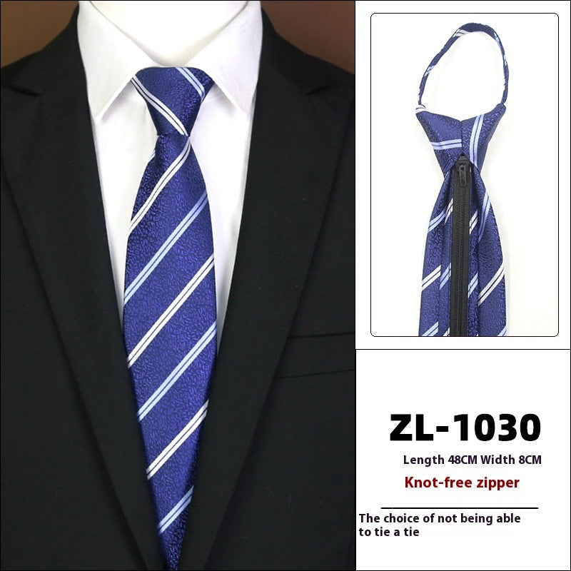 Men's Formal Wear Business Zipper Tie-free - 𝓢𝓱𝓸𝓹𝓵𝓮𝓬𝔂