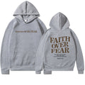 Faith Over Fear Christian Hoodie Christian Sweatshirt Jesus Hoodie Trendy Hoodie Bible Verse Shirt Unisex Aesthetic Clothes - 𝓢𝓱𝓸𝓹𝓵𝓮𝓬𝔂
