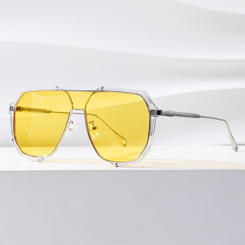 Fashionable Concave Sunglasses Trendy Anti-blue Light - 𝓢𝓱𝓸𝓹𝓵𝓮𝓬𝔂