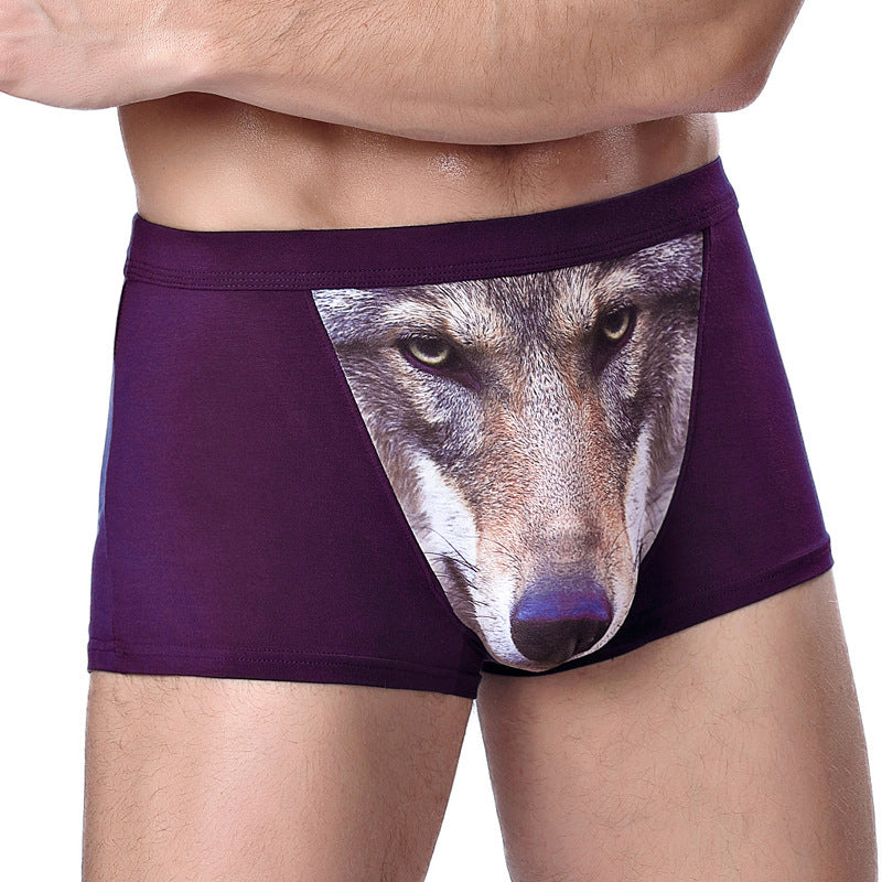 Personalized Men's Underwear Creative Animal Print Men's Underwear Sexy Boxer Briefs - 𝓢𝓱𝓸𝓹𝓵𝓮𝓬𝔂