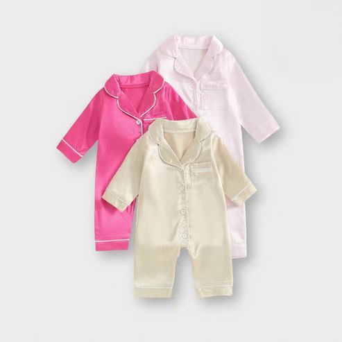 Artificial Silk Homewear Satin Baby Ice Silk Pajamas - 𝓢𝓱𝓸𝓹𝓵𝓮𝓬𝔂
