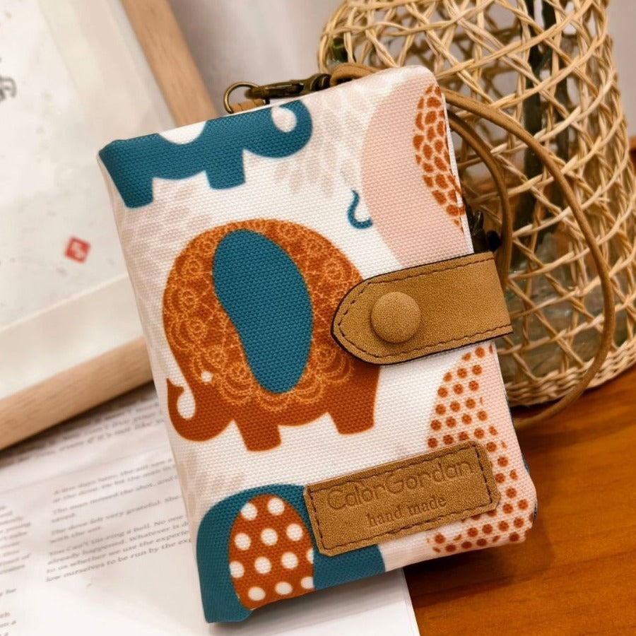 Multifunctional Tri-fold Fashion Multi-card-slot Printed Wallet - 𝓢𝓱𝓸𝓹𝓵𝓮𝓬𝔂