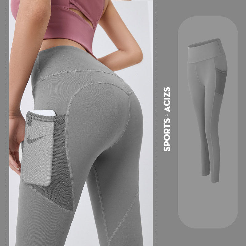 Yoga Pants Women With Pocket Leggings Sport Girl Gym Leggings Women Tummy Control Jogging Tights Female Fitness Pants - 𝓢𝓱𝓸𝓹𝓵𝓮𝓬𝔂
