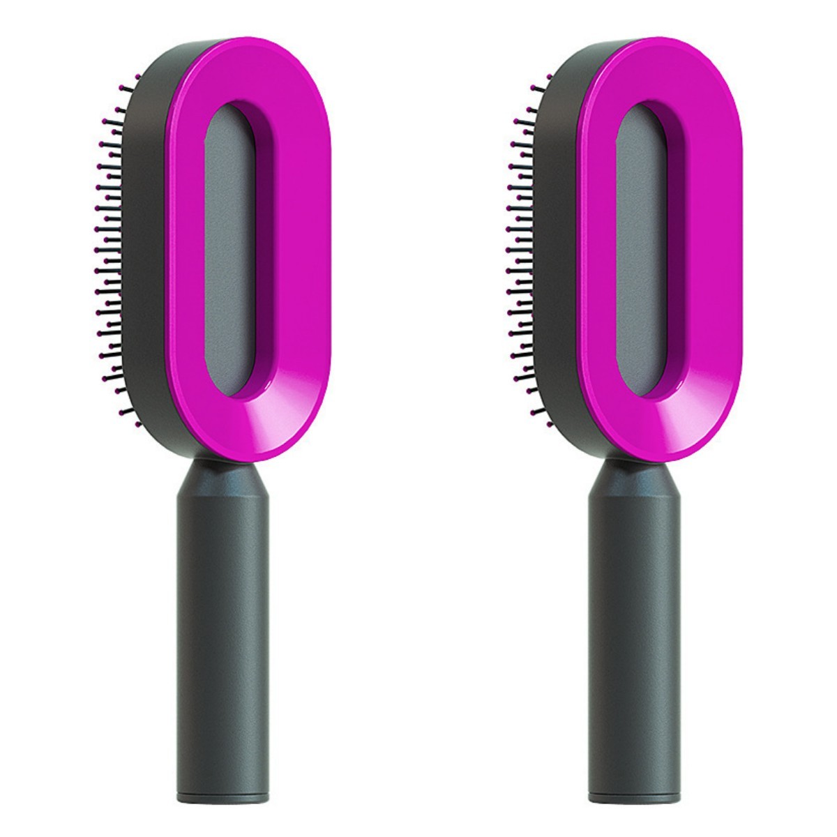 Self Cleaning Hair Brush For Women One-key Cleaning Hair Loss Airbag Massage Scalp Comb Anti-Static Hairbrush - 𝓢𝓱𝓸𝓹𝓵𝓮𝓬𝔂