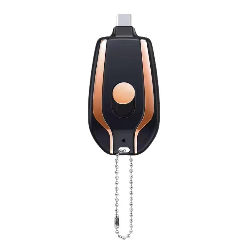 1500mAh Mini Power Emergency Pod Keychain Charger With Type-C Ultra-Compact Mini Battery Pack Fast Charging Backup Power Bank - 𝓢𝓱𝓸𝓹𝓵𝓮𝓬𝔂