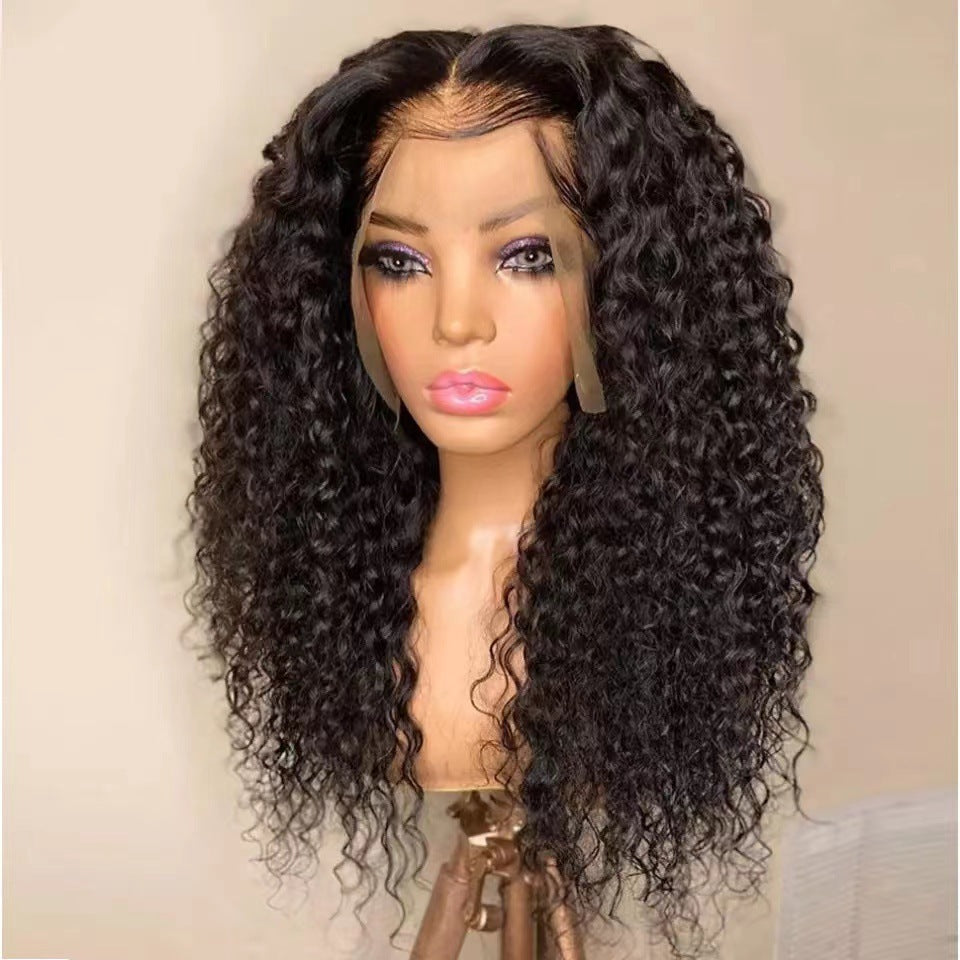 Former Lace Wig European And American Wig Female Long Curly Hair - 𝓢𝓱𝓸𝓹𝓵𝓮𝓬𝔂
