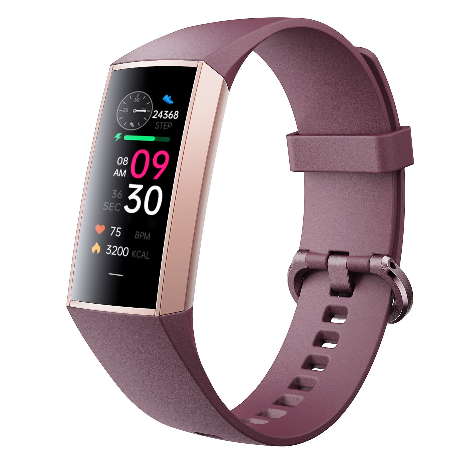 C80 Smart AMOLED Screen Power Heart Rate Blood Oxygen Monitoring Bracelet - 𝓢𝓱𝓸𝓹𝓵𝓮𝓬𝔂