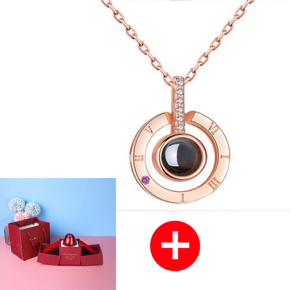 Hot Valentine's Day Gifts Metal Rose Jewelry Gift Box Necklace For Wedding Girlfriend Necklace Gifts - 𝓢𝓱𝓸𝓹𝓵𝓮𝓬𝔂