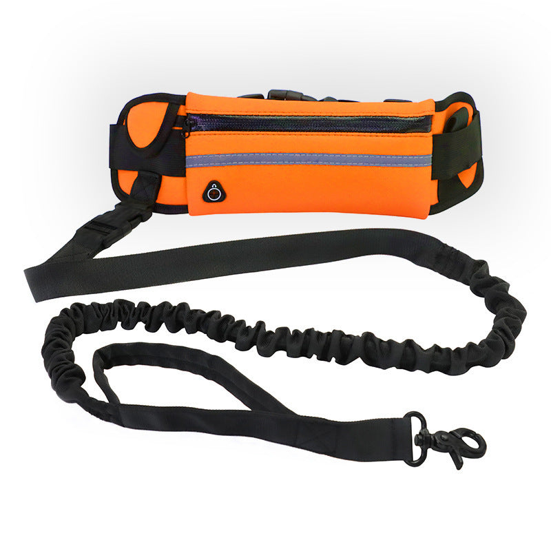 Hands Free Dog Leash Pet Walking And Training Belt With Shock Absorbing Bungee Leash For Up To 180lbs Large Dogs Phone Pocket And Water Bottle Holder - 𝓢𝓱𝓸𝓹𝓵𝓮𝓬𝔂