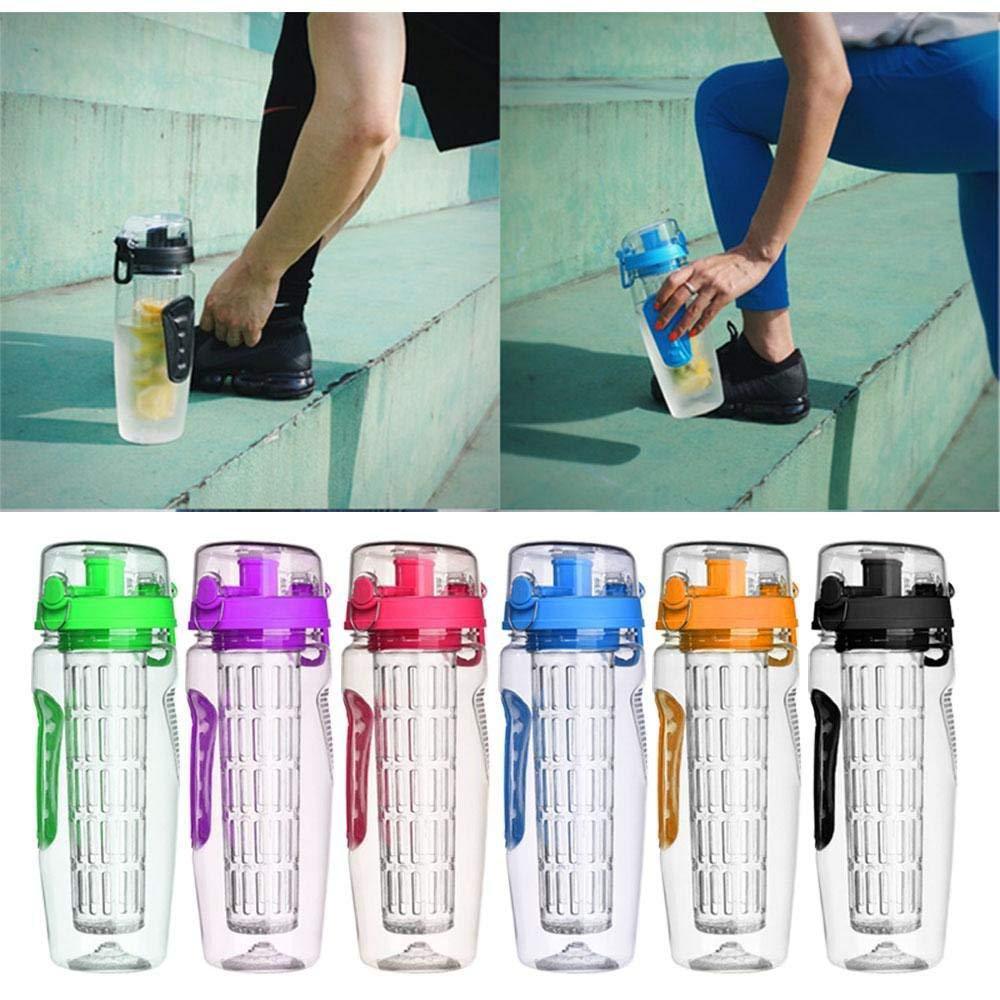 32Oz Fruit Infusing Infuser Water Bottle Water Fruit Bottle BPA Free Plastic Sport Fruit Infuser Water Bottles With Infuser Juice Shaker Drink Bottle Of Water - 𝓢𝓱𝓸𝓹𝓵𝓮𝓬𝔂