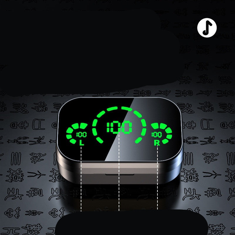 YD03 Wireless Bluetooth-compatible Headset TWS Large Screen Smart Digital Display In Ear Breathing Light - 𝓢𝓱𝓸𝓹𝓵𝓮𝓬𝔂