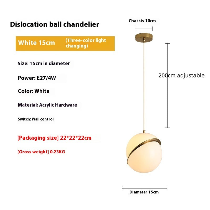 Creative Restaurant Chandelier Bedside Stairs Dislocation Ball Chandelier - 𝓢𝓱𝓸𝓹𝓵𝓮𝓬𝔂