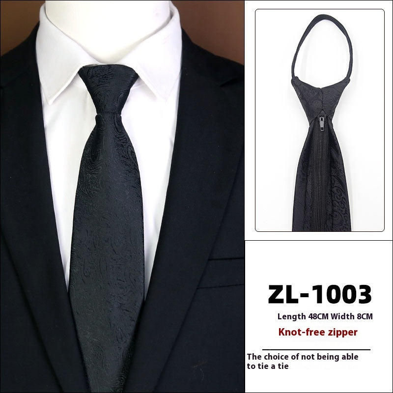 Men's Formal Wear Business Zipper Tie-free - 𝓢𝓱𝓸𝓹𝓵𝓮𝓬𝔂