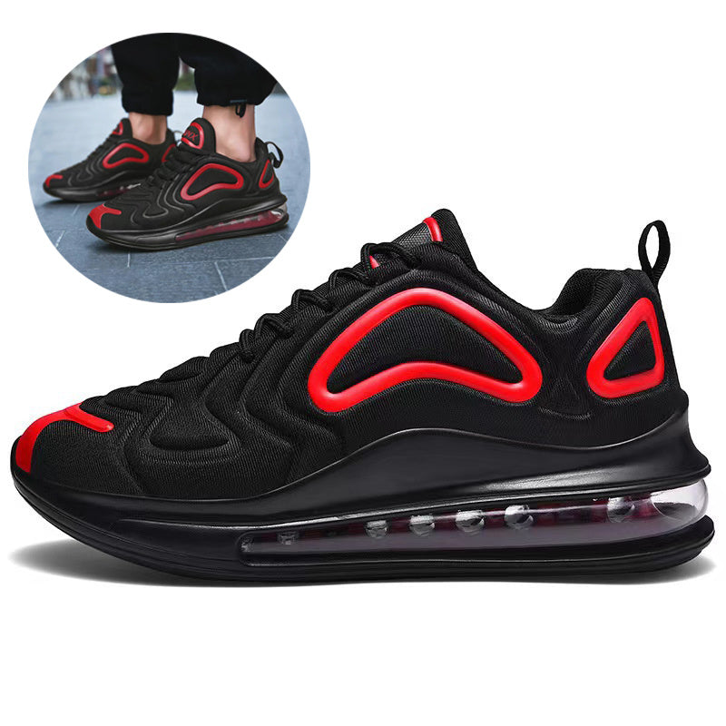 Casual Air Cushion Black Shoes Men Outdoor Breathable  Lace-up Sneakers Running Sports Shoes - 𝓢𝓱𝓸𝓹𝓵𝓮𝓬𝔂