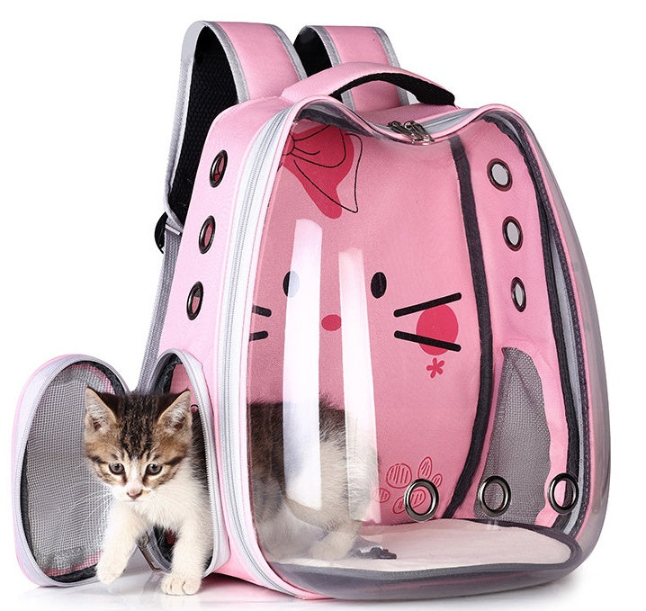 Pet Supplies Pet Backpack Convenient Pet Space Bag Breathable Shoulder Cat Bag Dog Bag - 𝓢𝓱𝓸𝓹𝓵𝓮𝓬𝔂