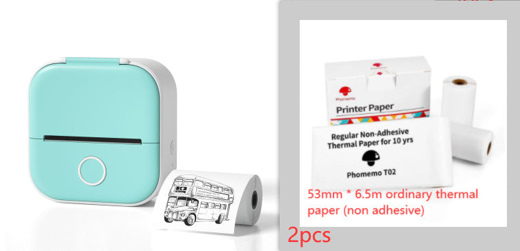 Portable Mini Thermal Label Printer Home Photo Printer Student Wrong Question Printer Bluetooth-compatible Mini Label Printer Price Tag - 𝓢𝓱𝓸𝓹𝓵𝓮𝓬𝔂