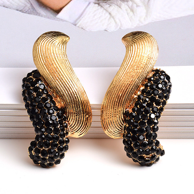 European And American Style Trendy Earrings Diamond - 𝓢𝓱𝓸𝓹𝓵𝓮𝓬𝔂