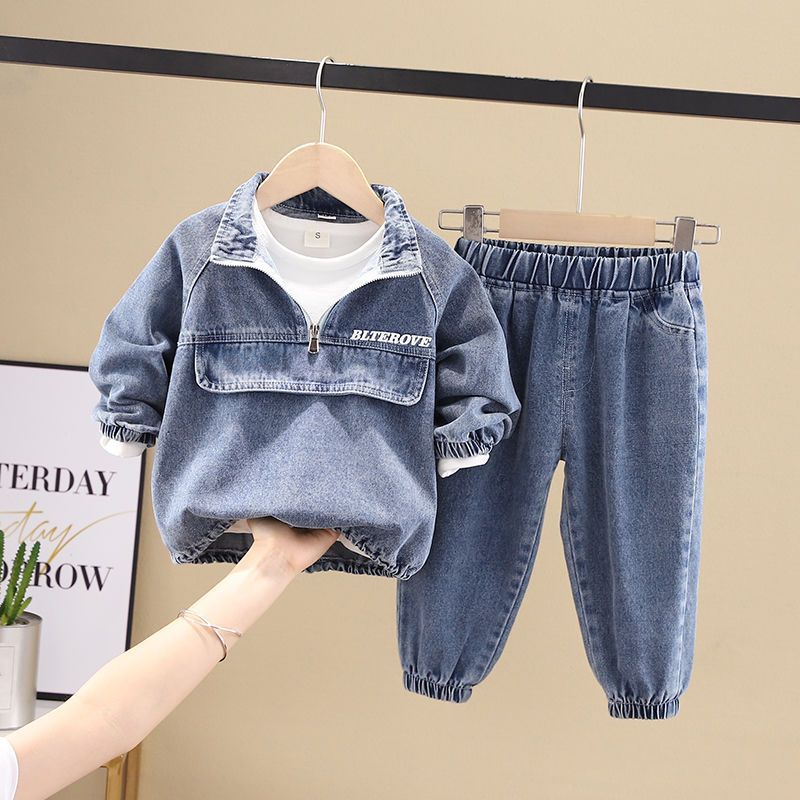 Boys Spring Clothing New Clothes Fashionable Handsome Children's Clothing - 𝓢𝓱𝓸𝓹𝓵𝓮𝓬𝔂