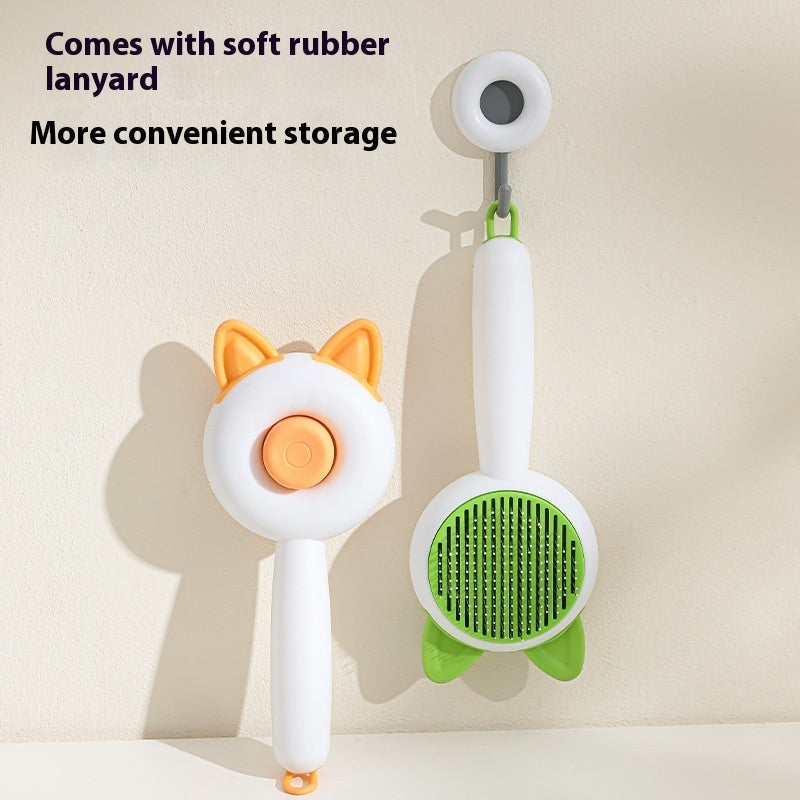Pet Dog Brush Cat Comb Self Cleaning Pet Hair Remover Brush For Dogs Cats Grooming Tools Pets Dematting Comb Dogs Accessories Pet Products - 𝓢𝓱𝓸𝓹𝓵𝓮𝓬𝔂
