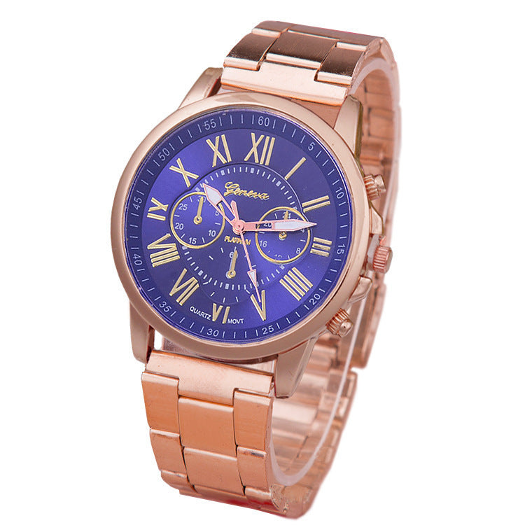 Women's Leisure Alloy Steel Belt Quartz Watch - 𝓢𝓱𝓸𝓹𝓵𝓮𝓬𝔂