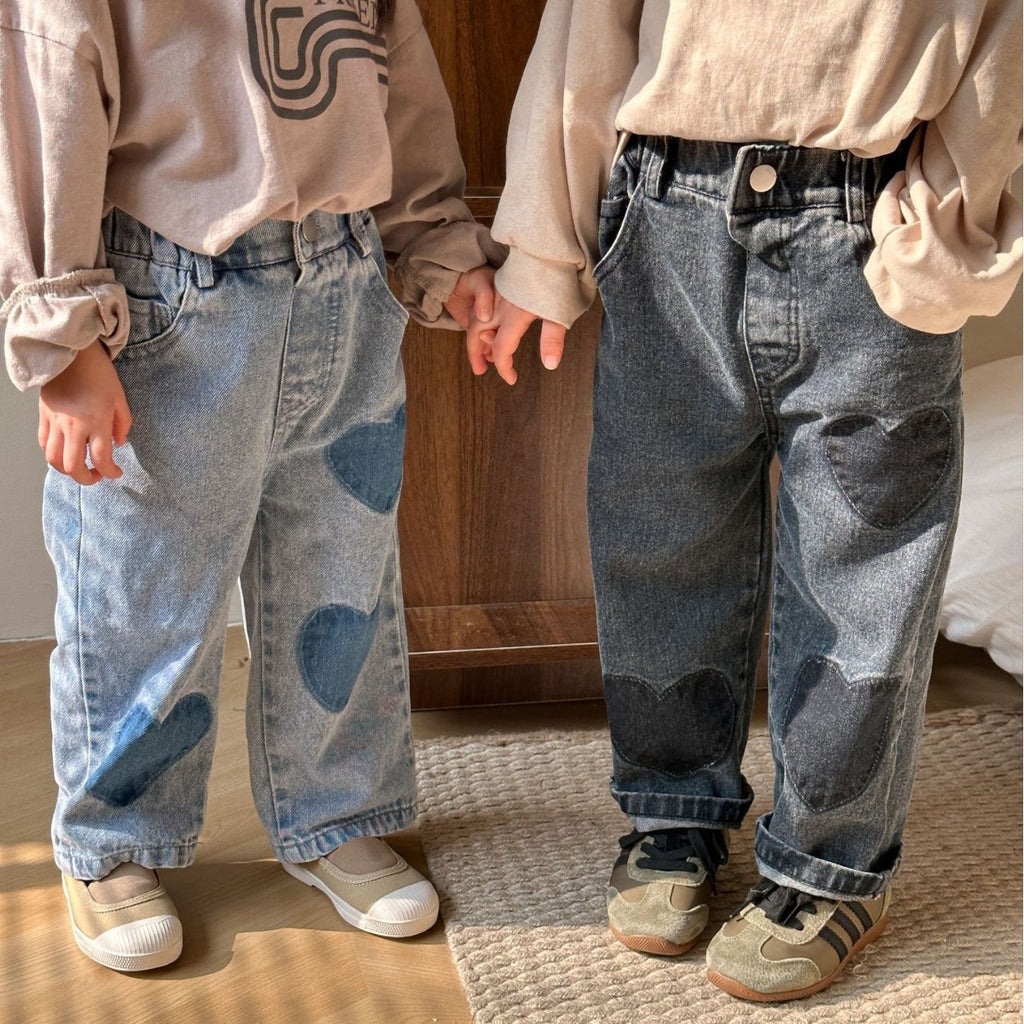 Children Soft Jeans Casual Straight Trousers - 𝓢𝓱𝓸𝓹𝓵𝓮𝓬𝔂