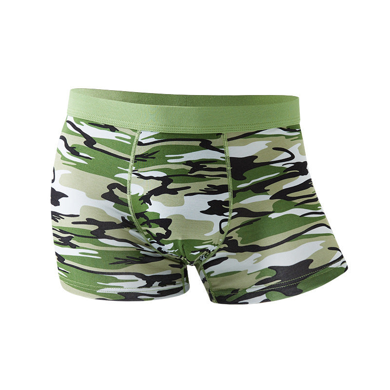 Camouflage Men's Underwear Modal Breathable Boxers Mid-waist Printed Boxers - 𝓢𝓱𝓸𝓹𝓵𝓮𝓬𝔂