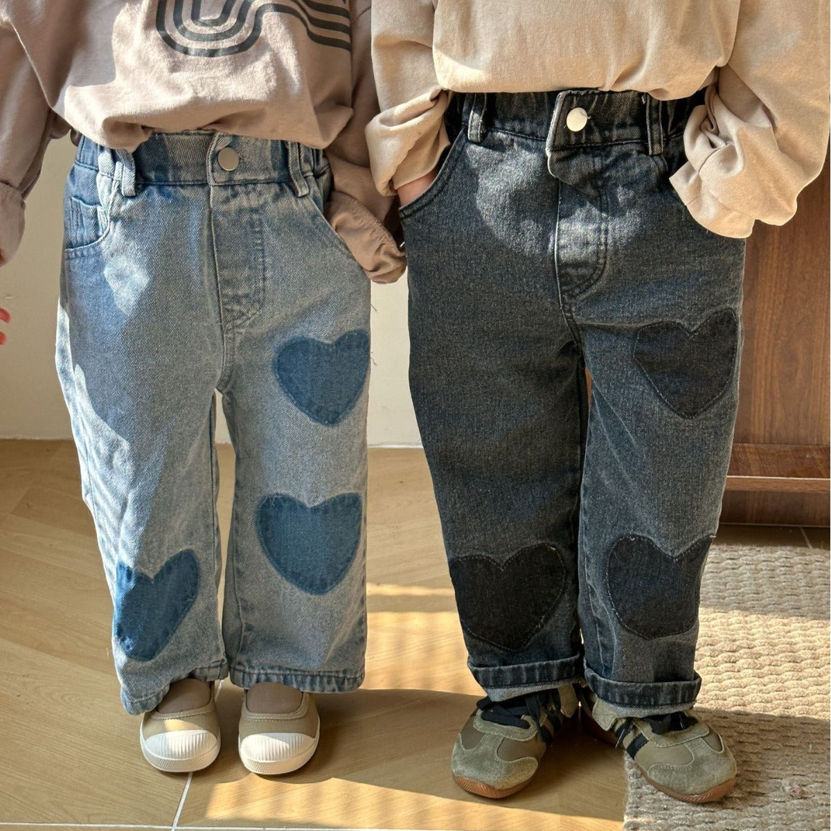 Children Soft Jeans Casual Straight Trousers - 𝓢𝓱𝓸𝓹𝓵𝓮𝓬𝔂