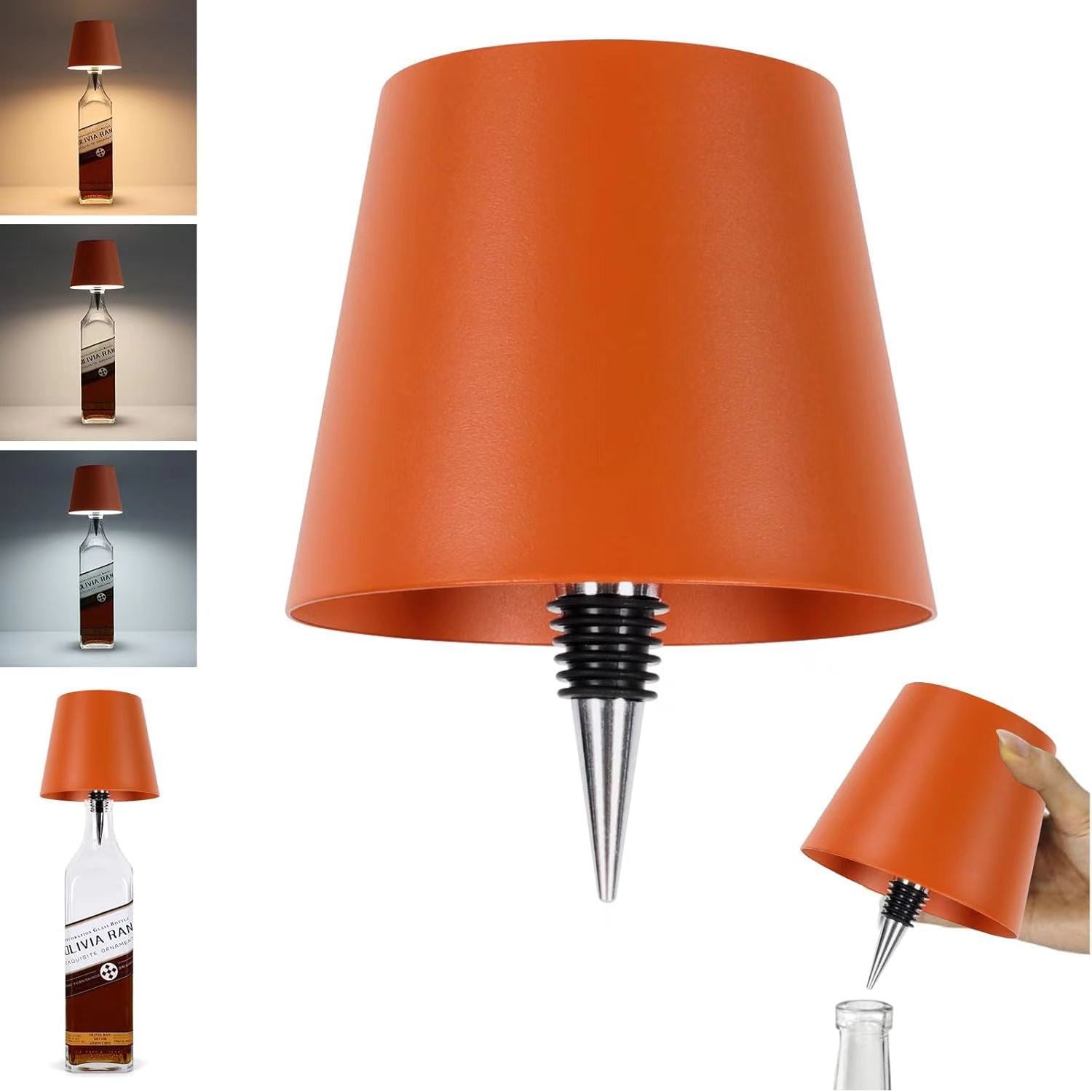 Led Creative Wine Headlight Charging Dimming Wine Bottle Table Lamp - 𝓢𝓱𝓸𝓹𝓵𝓮𝓬𝔂