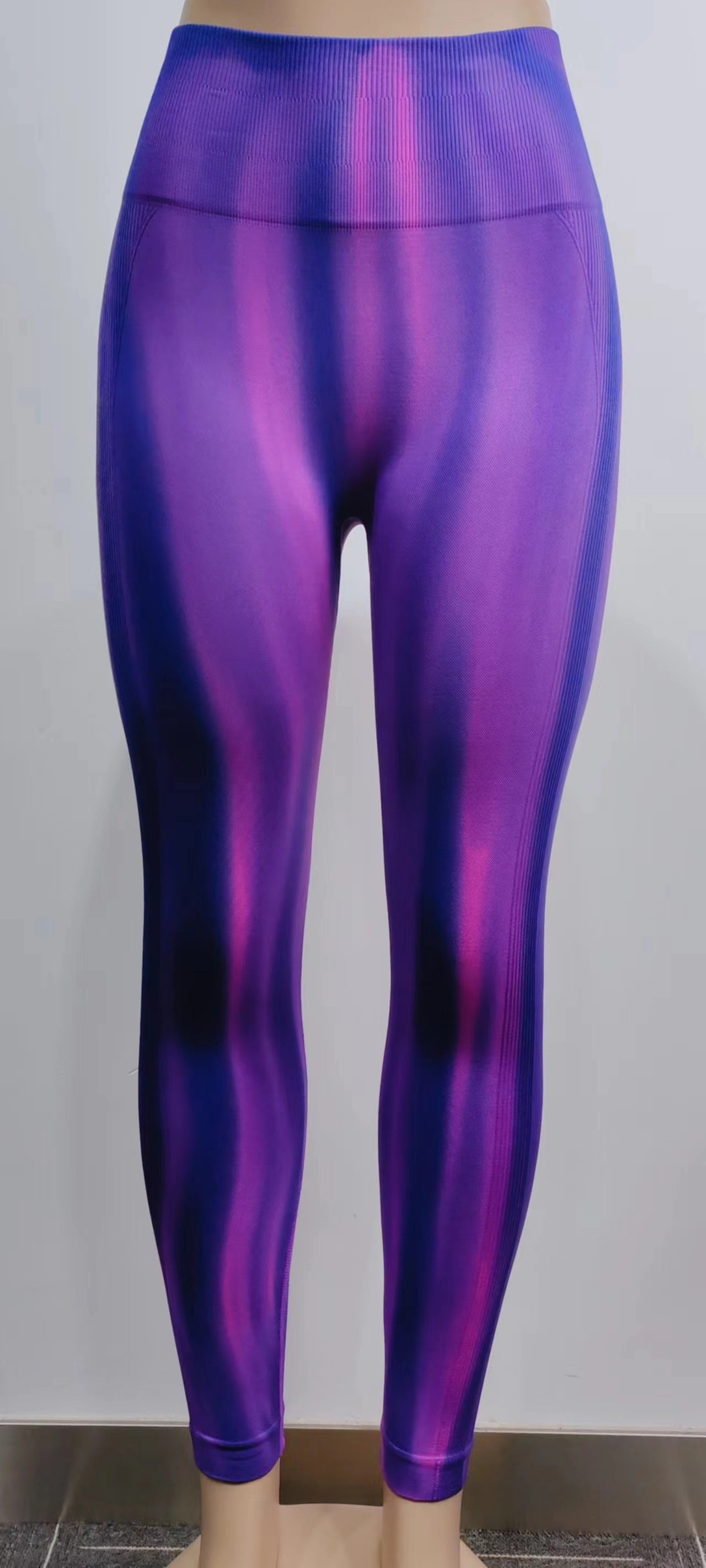 New Tie Dye Aurora Print Sports Pants Seamless High Waisted Fitness Yoga Pants For Women Gym Running Sweatpants Trousers - 𝓢𝓱𝓸𝓹𝓵𝓮𝓬𝔂