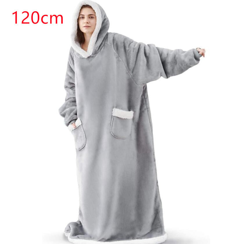 Winter TV Hoodie Blanket Winter Warm Home Clothes Women Men Oversized Pullover With Pockets - 𝓢𝓱𝓸𝓹𝓵𝓮𝓬𝔂