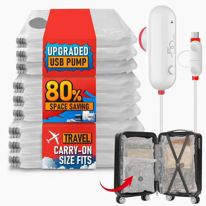 Vacuum Compression Lightweight Travel Bag - 𝓢𝓱𝓸𝓹𝓵𝓮𝓬𝔂