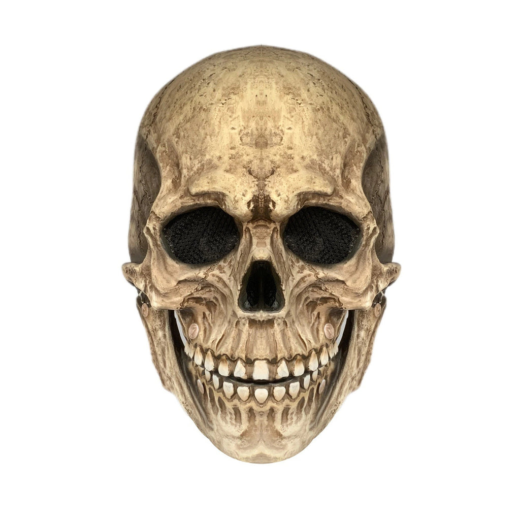 Halloween Movable Mouth Skull Mask Helmet Mouth Movable Skull Full Head Skull Mask - 𝓢𝓱𝓸𝓹𝓵𝓮𝓬𝔂