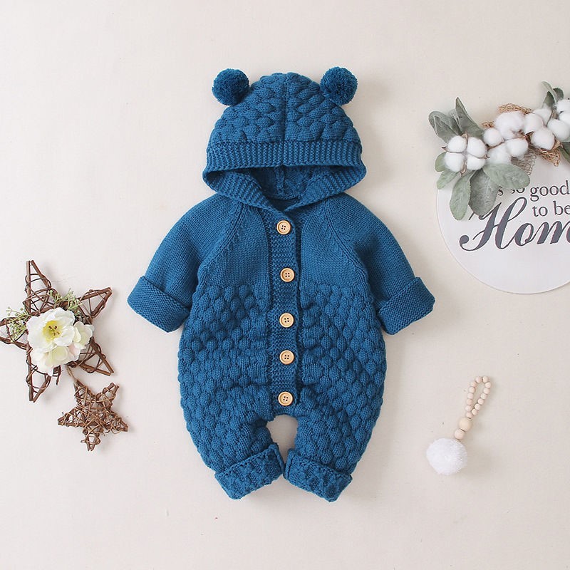 Baby knitted romper - 𝓢𝓱𝓸𝓹𝓵𝓮𝓬𝔂