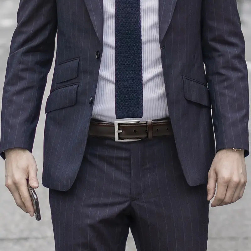 Men's Belt Pin Buckle Real Cowhide - 𝓢𝓱𝓸𝓹𝓵𝓮𝓬𝔂