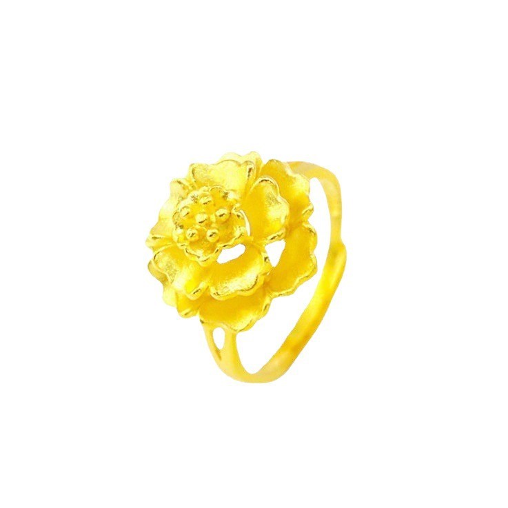 Ring Female Special-interest Design Rich Flower Tail - 𝓢𝓱𝓸𝓹𝓵𝓮𝓬𝔂