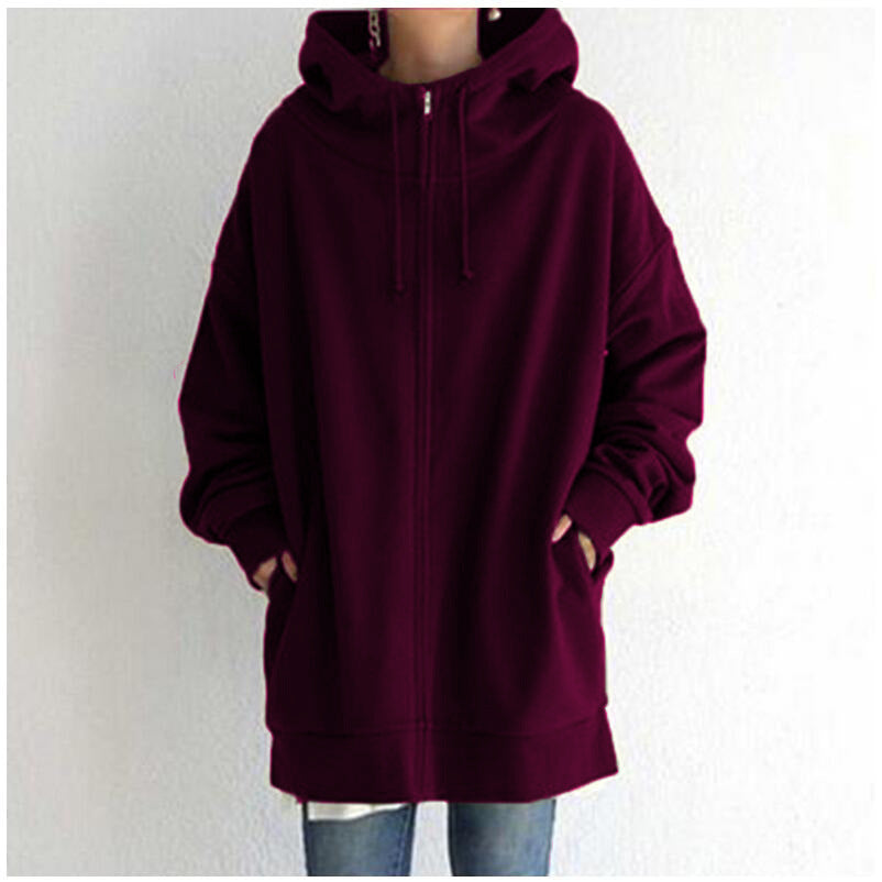 Women's Fuzzy Hoodies Long Sport Pullover Hoodie Full-Zip Hoodie Sweatshirt - 𝓢𝓱𝓸𝓹𝓵𝓮𝓬𝔂