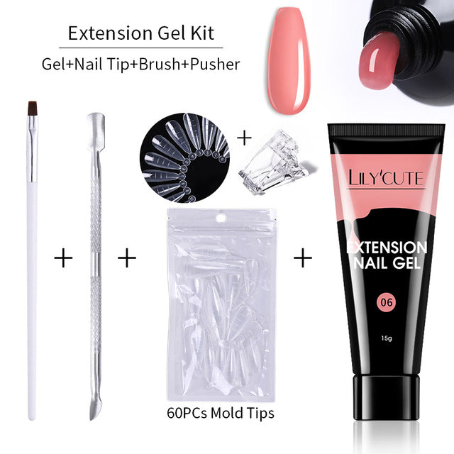 15ml Nail Extension Gel Kit - 𝓢𝓱𝓸𝓹𝓵𝓮𝓬𝔂
