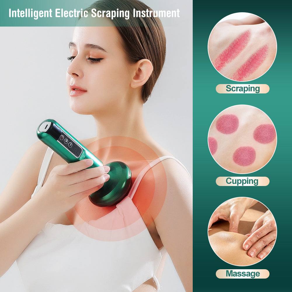 Electric Vacuum Cupping Massager For Body Anti-Cellulite Suction Cup Gua Sha Massage Body Cups Guasha Fat Burning Slimming Jars - 𝓢𝓱𝓸𝓹𝓵𝓮𝓬𝔂