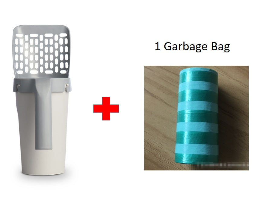 Storage Box Integrated Lazy Cat Litter Shovel Set - 𝓢𝓱𝓸𝓹𝓵𝓮𝓬𝔂