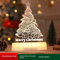 Christmas Decoration 3D Lamp Acrylic LED Night Lights New Year Valentines Day Christmas Kids Gift Christmas Ornaments - 𝓢𝓱𝓸𝓹𝓵𝓮𝓬𝔂