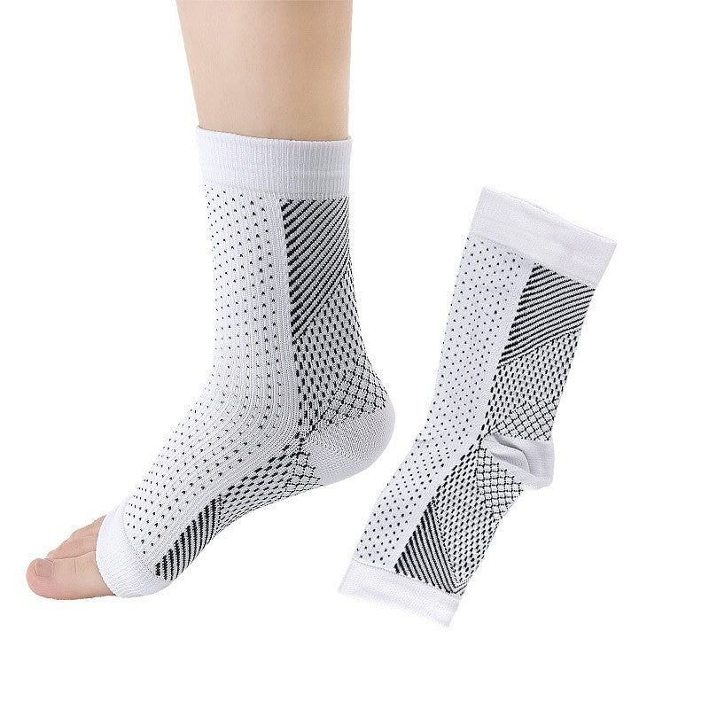 Men's And Women's Korean-style Heel Invisible Pressure Sports Foot Sock Functional Elastic Breathable Basketball Cover
