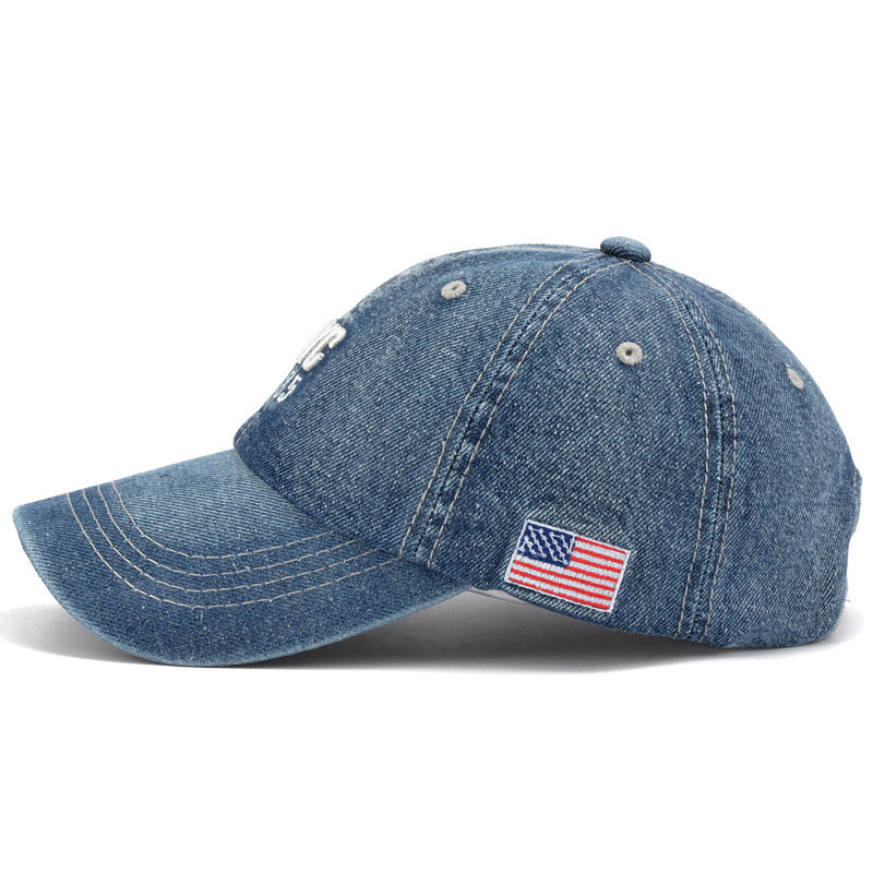 Hat Men's Denim Baseball Peaked Cap - 𝓢𝓱𝓸𝓹𝓵𝓮𝓬𝔂