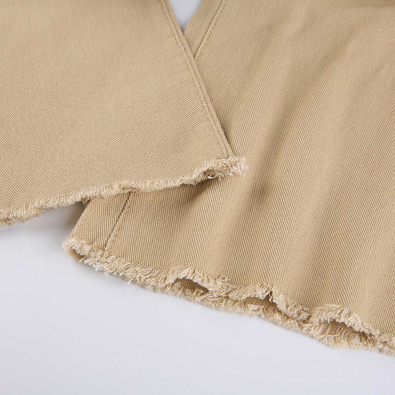 Spice Girl Style High Waist Slim Jeans Bell Bottoms - 𝓢𝓱𝓸𝓹𝓵𝓮𝓬𝔂