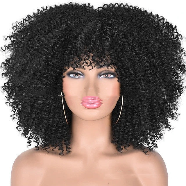 Small Curly Hair Rose Mesh Synthetic Headgear - 𝓢𝓱𝓸𝓹𝓵𝓮𝓬𝔂