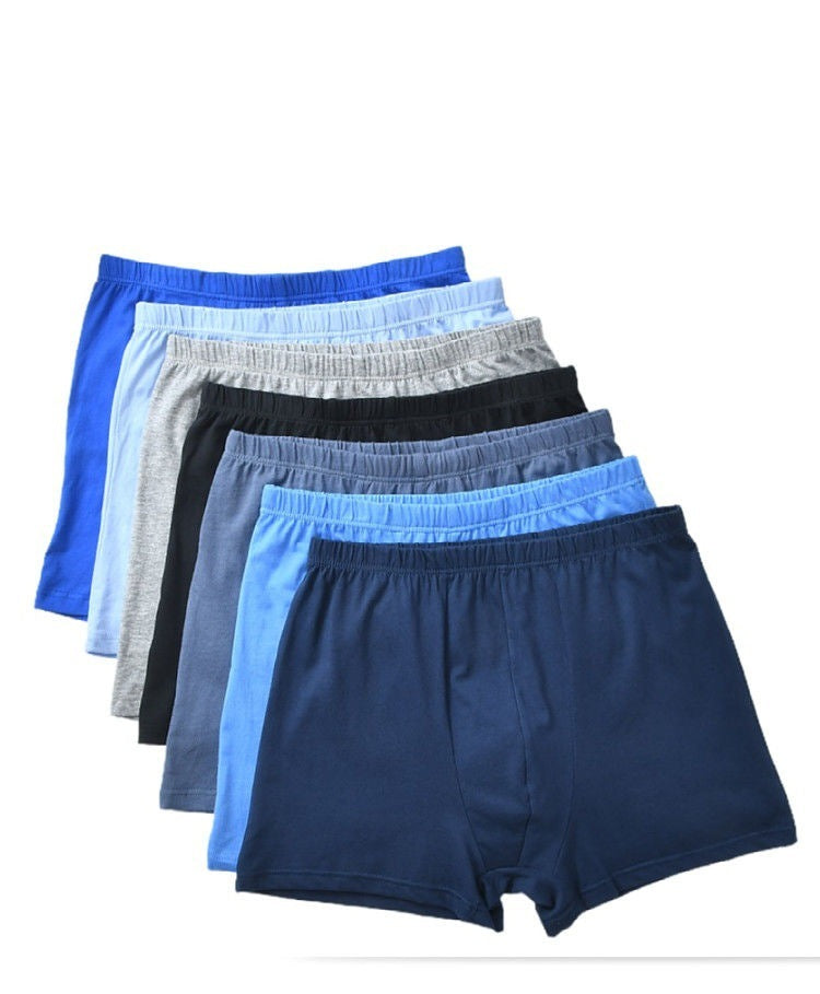 Men's Boxer Mid Waist Underwear Middle-aged And Elderly Cotton Shorts - 𝓢𝓱𝓸𝓹𝓵𝓮𝓬𝔂