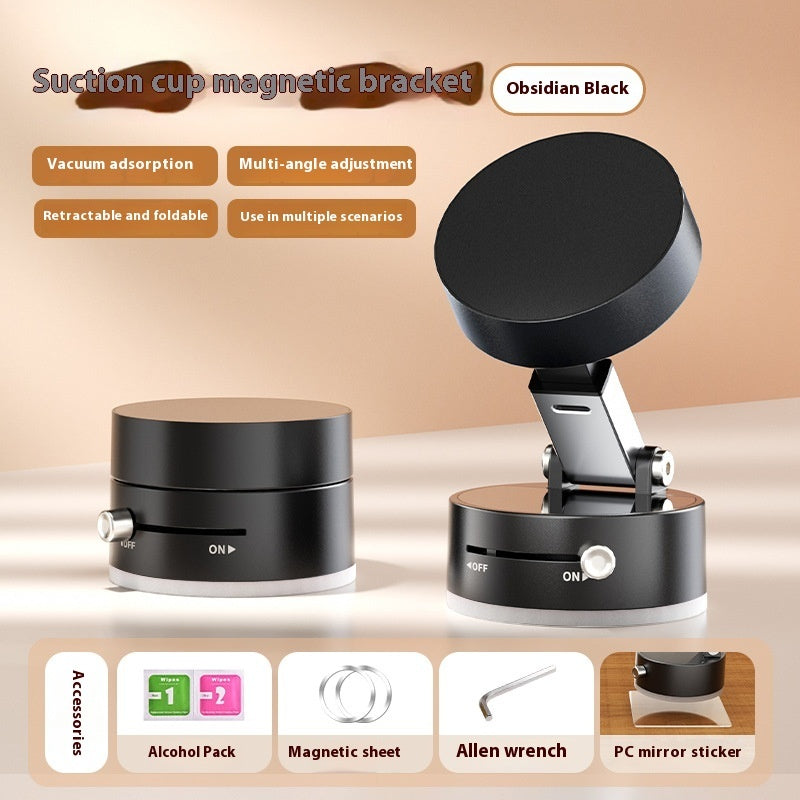 Foldable Magnetic Vacuum Car Phone Holder Foldable Suction Cup With Suction Cup Hands-Free Navigation For Smart Phone - 𝓢𝓱𝓸𝓹𝓵𝓮𝓬𝔂